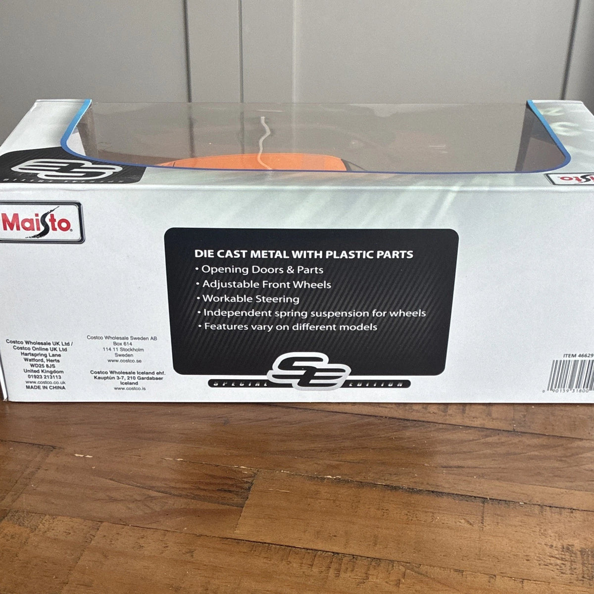 Maisto Special Edition Lamborghini Urus 1:18 Orange Diecast New In Box