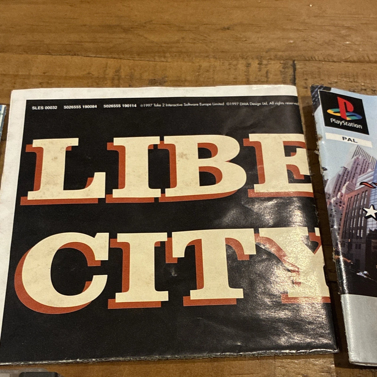 Grand Theft Auto Sony PlayStation 1 Game PAL Platinum W/ Manual