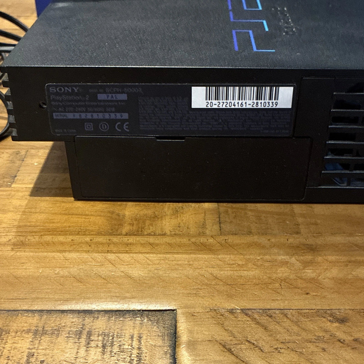 Sony PlayStation 2 PAL Black Console w/ Pad, Leads Box & Manual