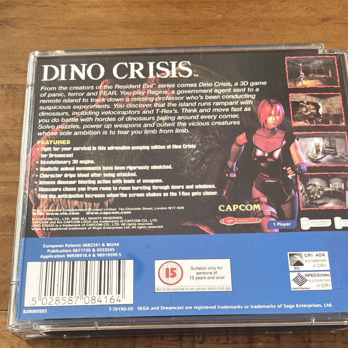Dino Crisis Sega Dreamcast Game Boxed With Manual