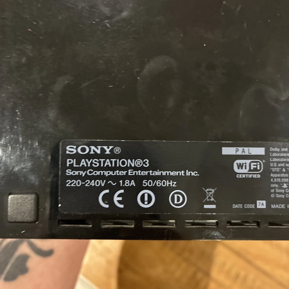 Sony PlayStation 3 60GB CECHC03 Fat Backwards Compatible Console