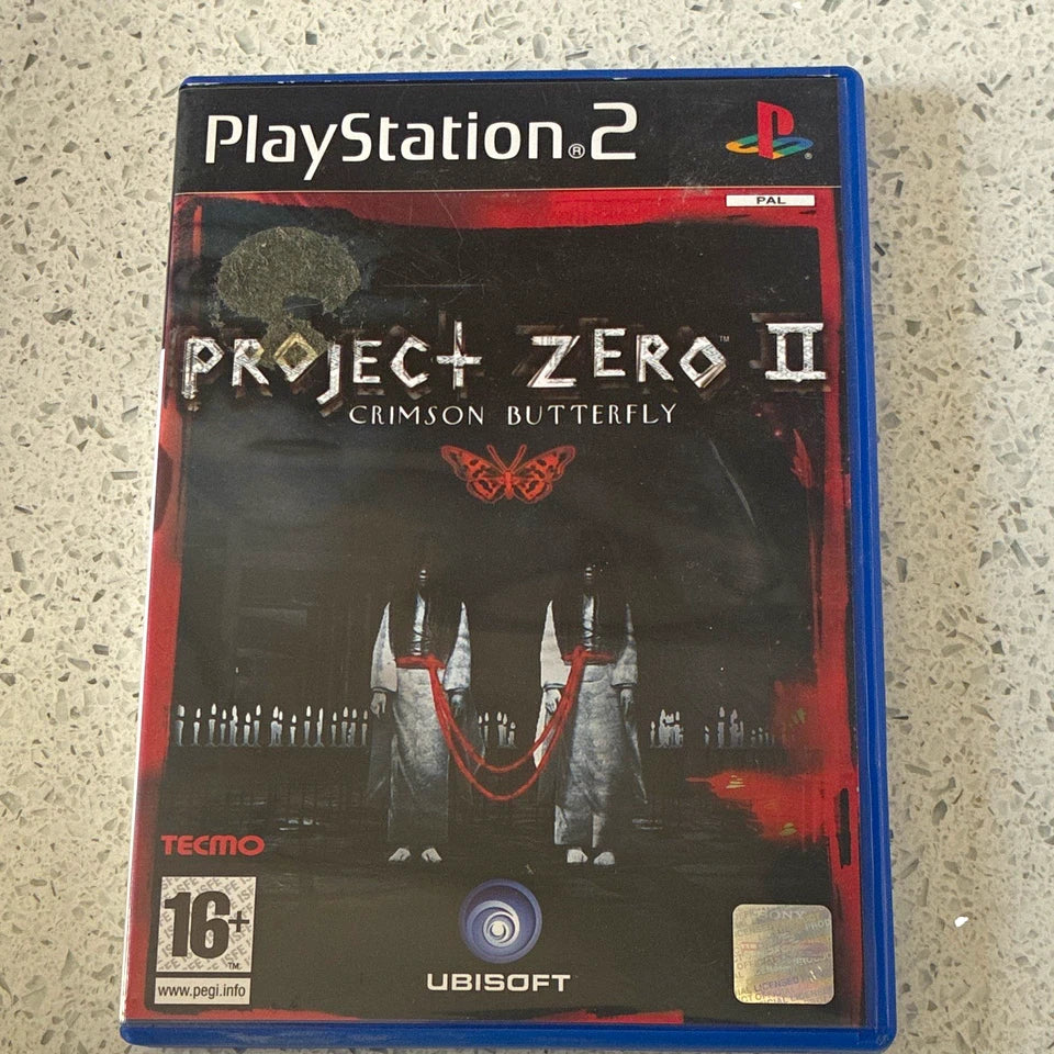 Project Zero II: Crimson Butterfly PS2 Game (2004) Horror W/ Manual