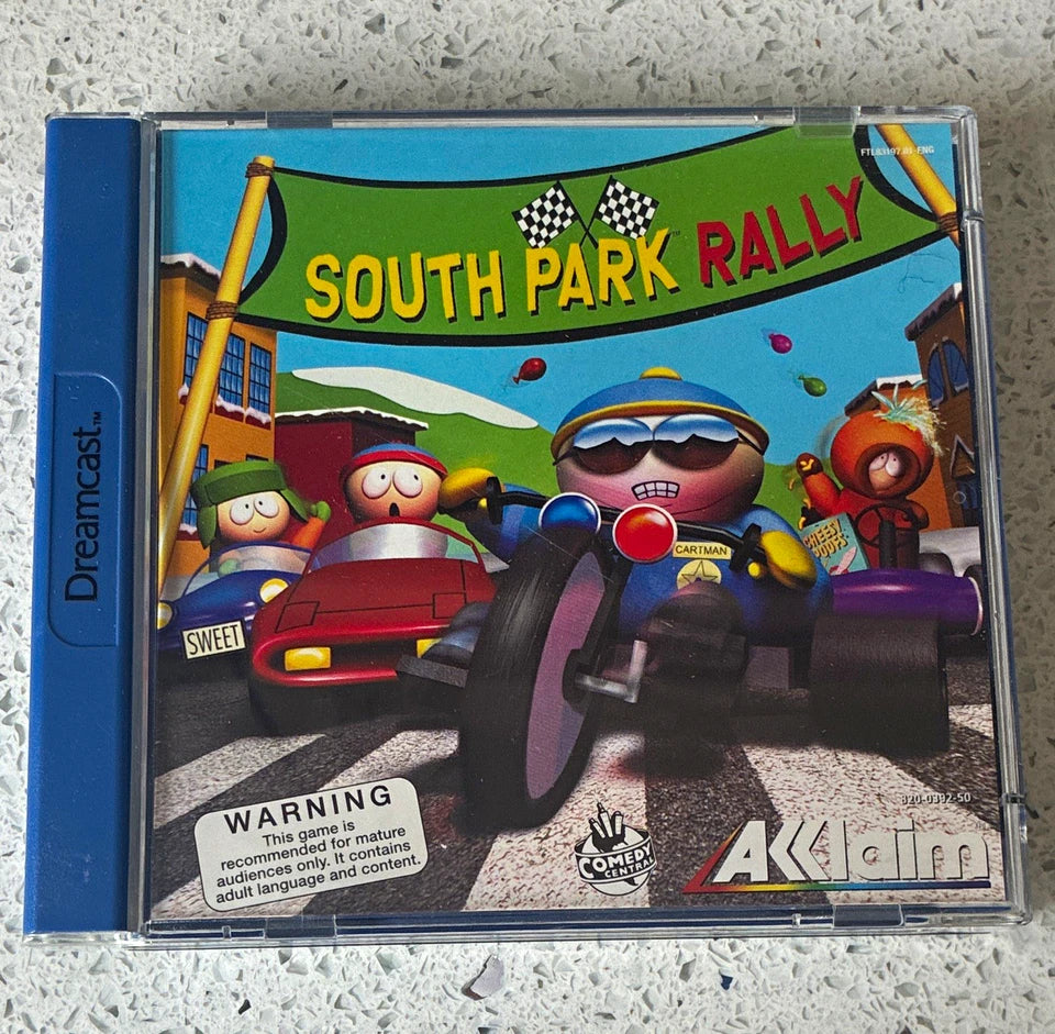 South Park Rally Sega Dreamcast Game PAL (2000) Racing W/ Manual