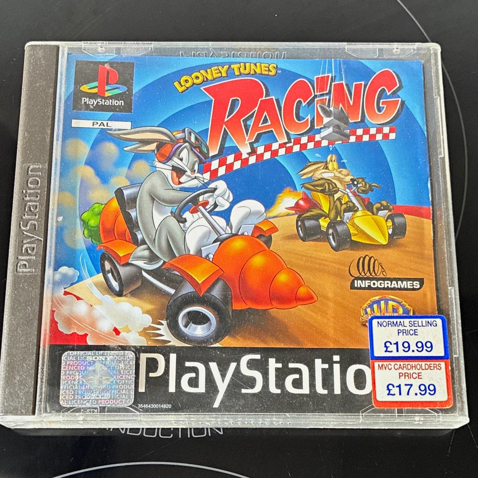 Looney Tunes Racing Complete Game With Manual For PlayStation PS1
