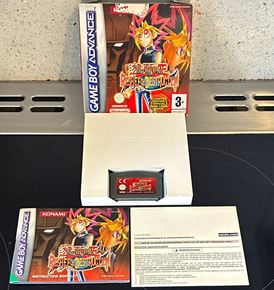 Yu-Gi-Oh! Reshef of Destruction Nintendo Game Boy Advance Game Boxed W/ Manual