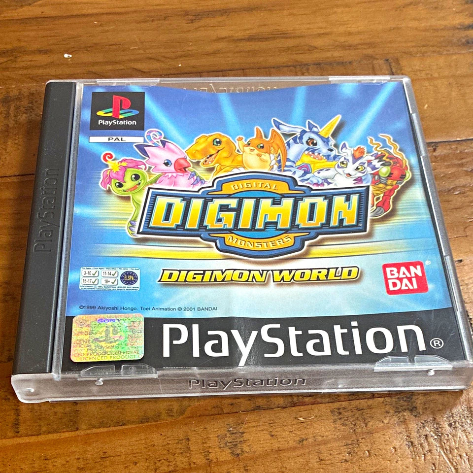 Digimon: Digimon World Sony PlayStation 1 Game PAL 2001 Boxed With Manual PS1