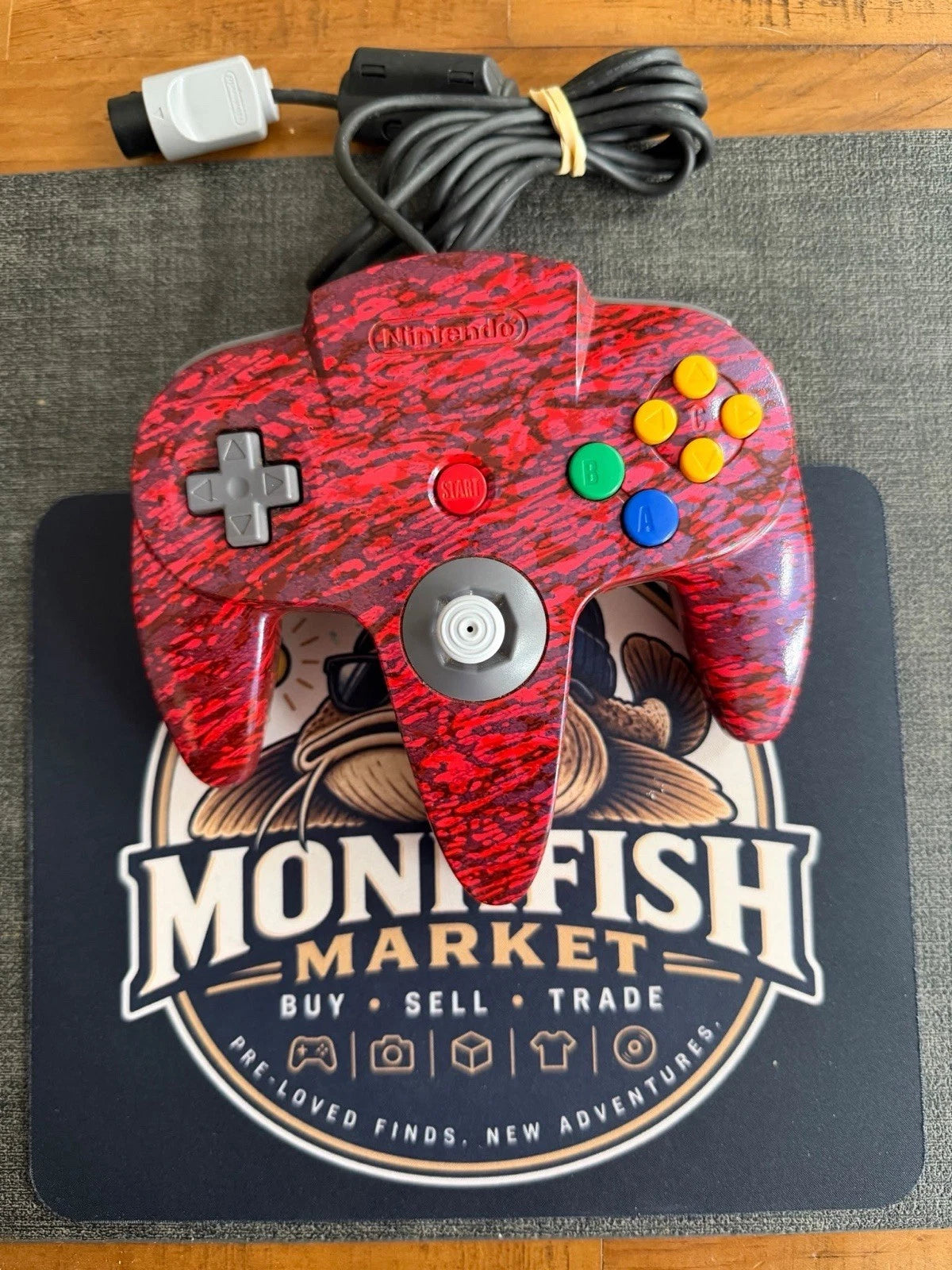 Nintendo 64 Foxdata Series 2 Red Rain Controller