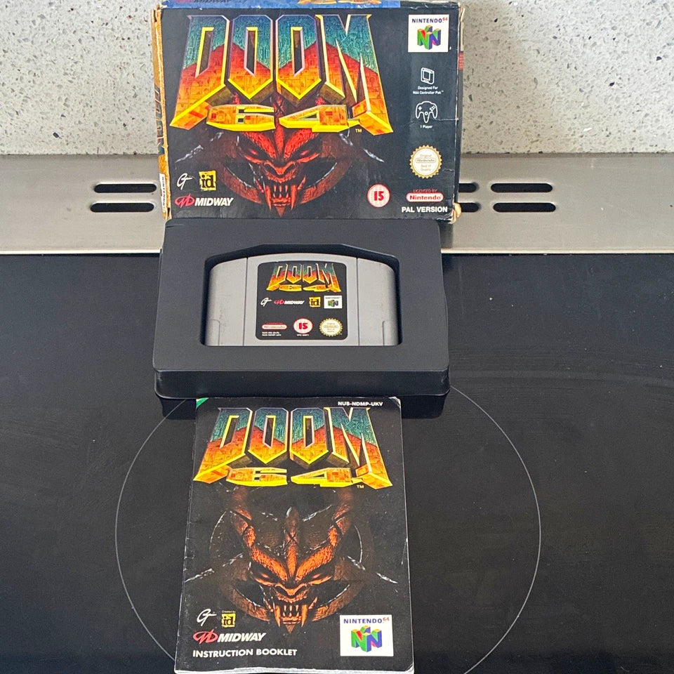 Doom 64 Nintendo 64 Game Fully Boxed W/ Manual and Cartridge Tray N64