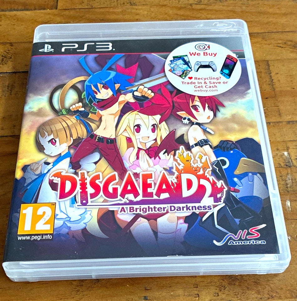 Disgaea D2: A Brighter Darkness PS3 PAL Game Boxed W/ Manual