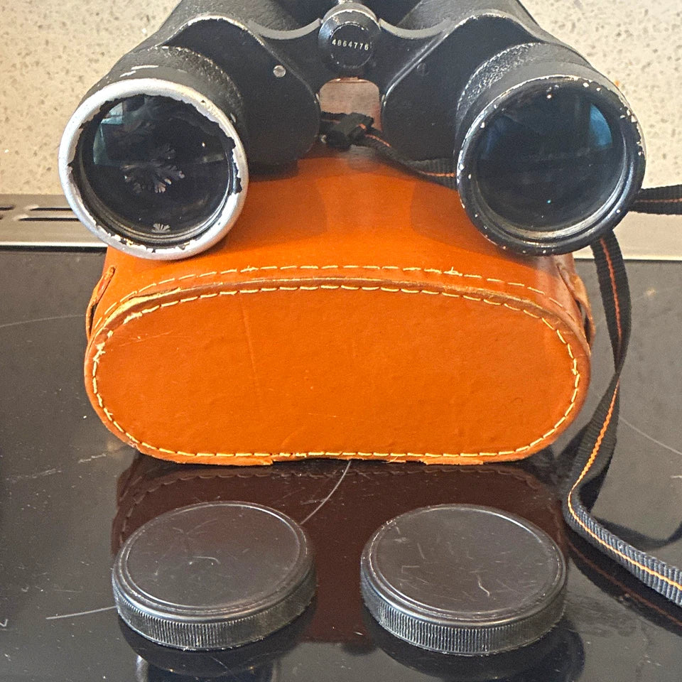 Carl Zeiss Jena Jenoptem 10x50W Porro Prism Binoculars & Case As Seen