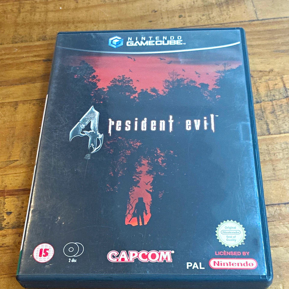 Resident Evil 4 Nintendo GameCube Game PAL (2005) With Manual