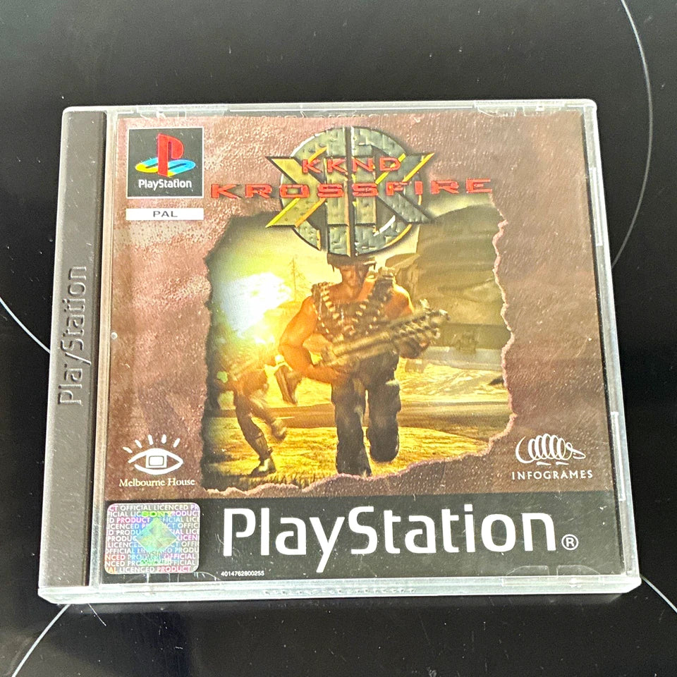 KKND Krossfire PS1 Game With Manual Rare Playstation Classic