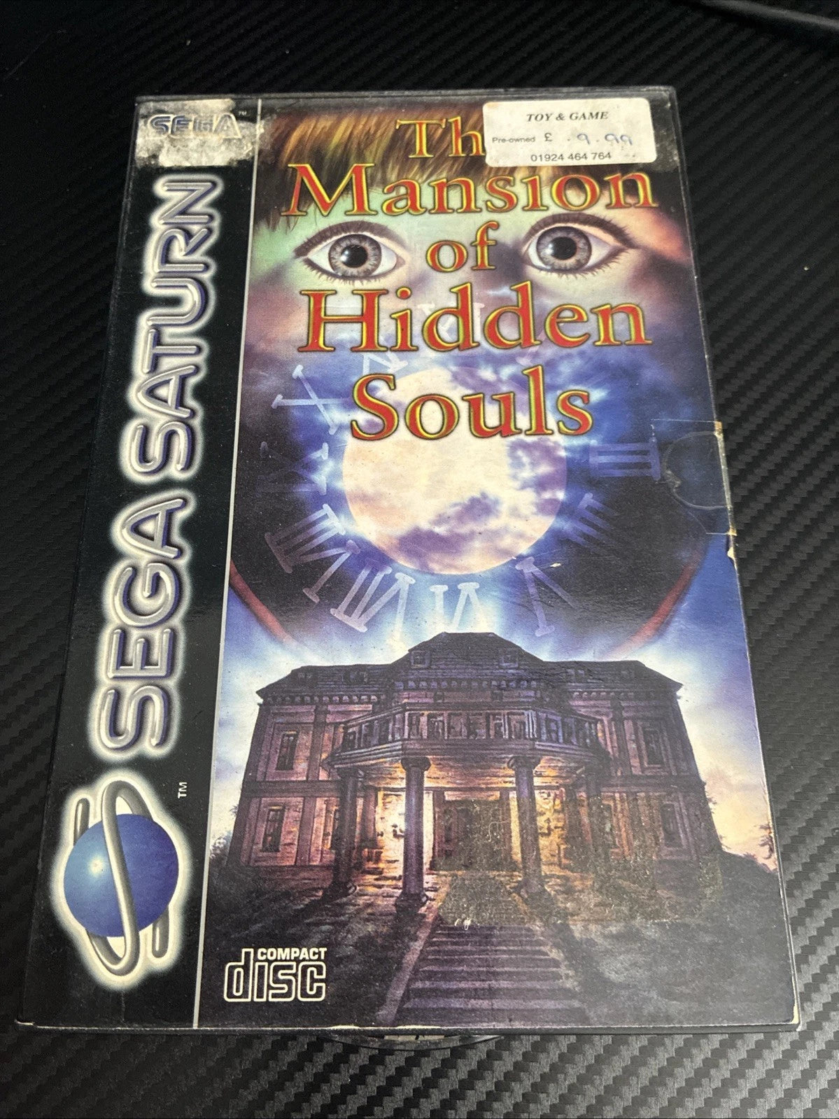 The Mansion Of Hidden Souls Sega Saturn Game Pal Boxed W/ Manual