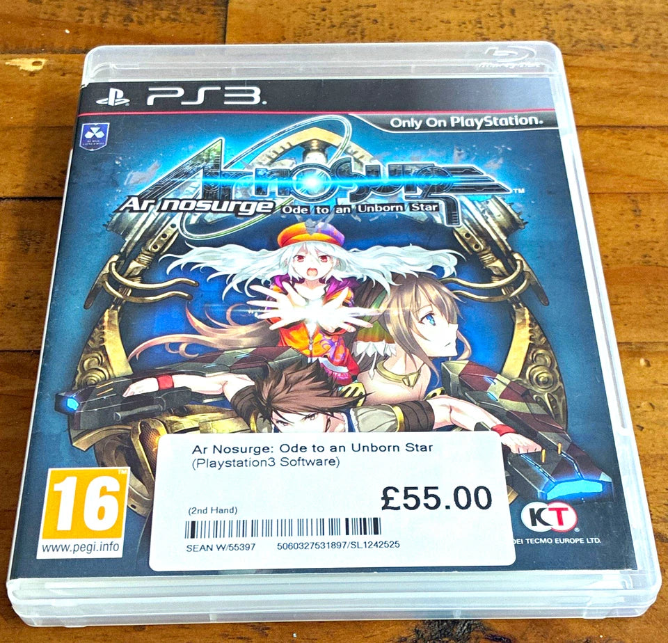 Ar nosurge: Ode to an Unborn Star Sony PlayStation 3 PS3 Game Boxed