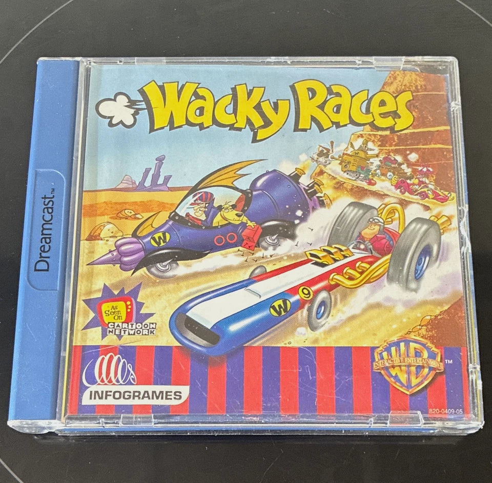 Wacky Races Racing Sega Dreamcast Game PAL Fully Boxed W/ Manual
