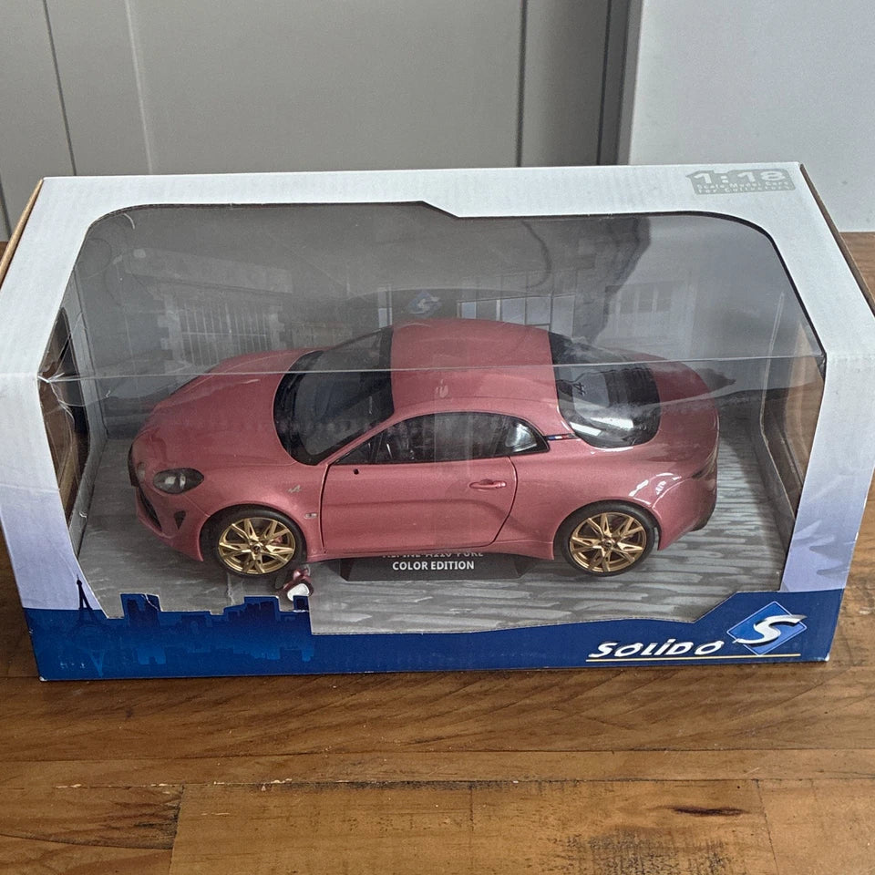 Solido Alpine A110 Pure Colour Edition 1:18 Pink Boxed S1801611 BRAND NEW