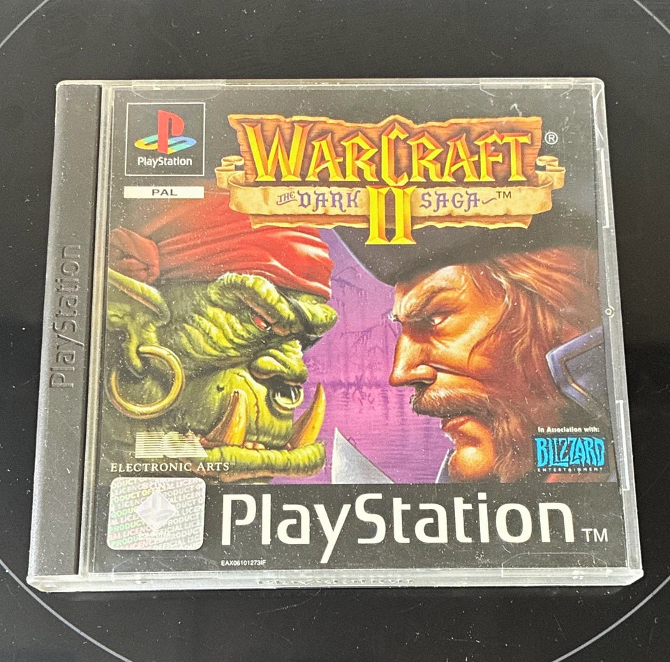 WarCraft II: The Dark Saga Sony PlayStation 1 Game Full Boxed W/ Manual