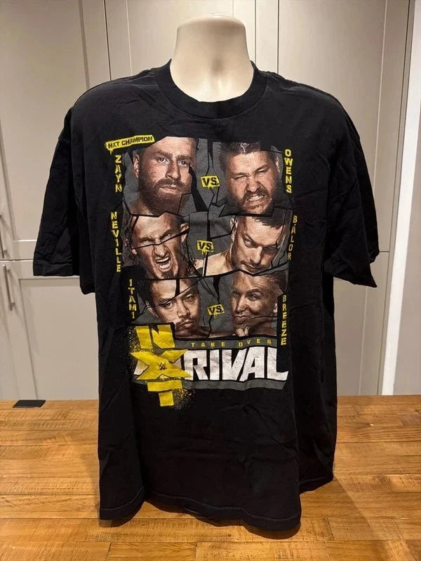 WWE NXT Takeover 2015 Rivals T Shirt Size XL Authentic Merchandise