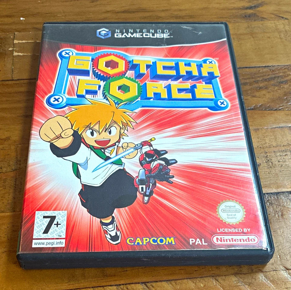 Gotcha Force Nintendo GameCube Game Boxed W/ Manual 2003