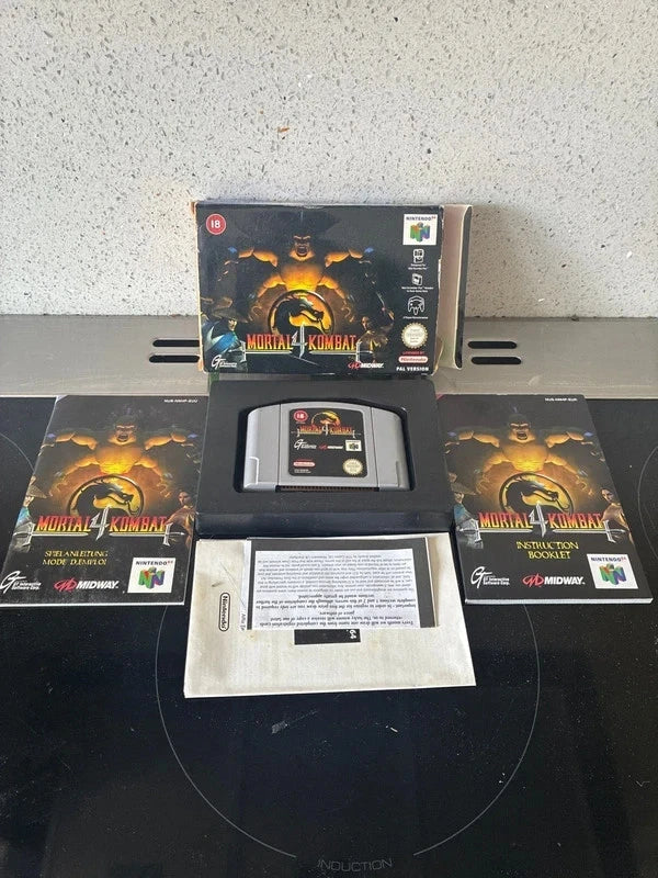 Mortal Kombat 4 Nintendo 64 Game Fully Boxed With Manuals N64