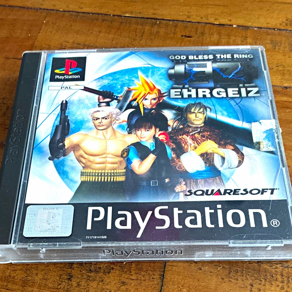 Ehrgeiz: God Bless The Ring Sony PlayStation 1 Game PAL Boxed No Manual