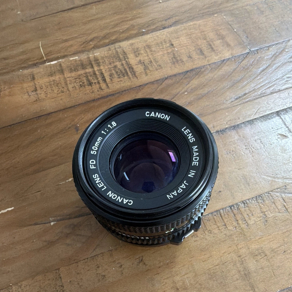 Canon FD 50mm f/1.8 Standard Lens for SLR Cameras Japan w/ Front & Rear Caps UNTESTED