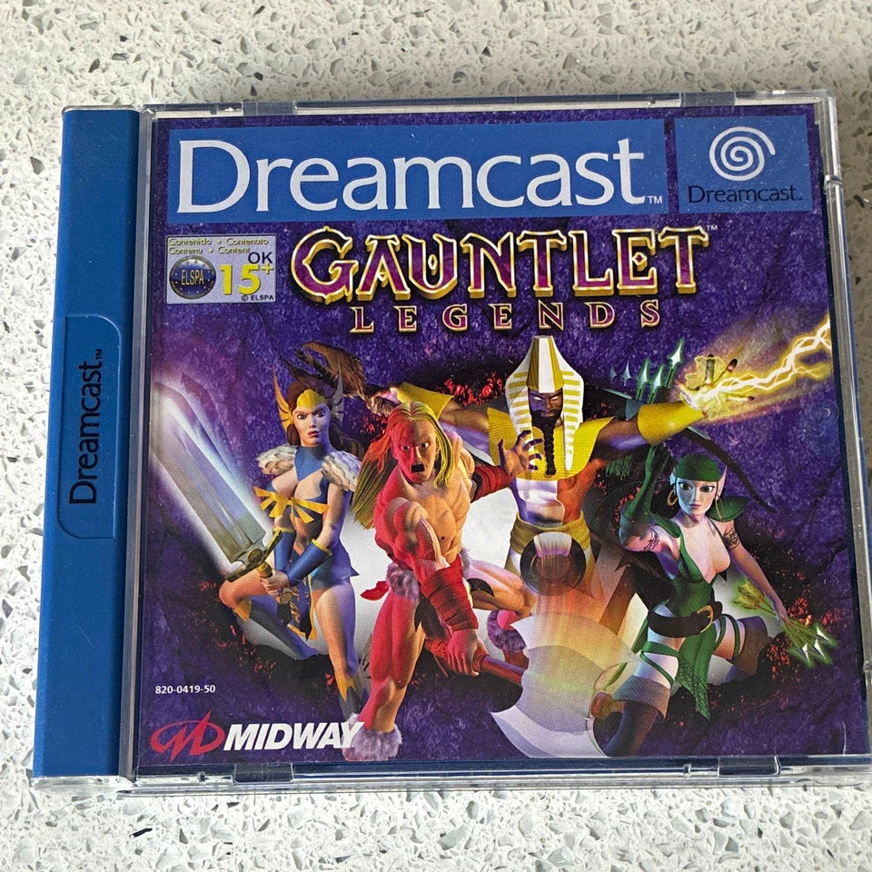 Gauntlet Legends Sega Dreamcast Game (2000) W/ Manual
