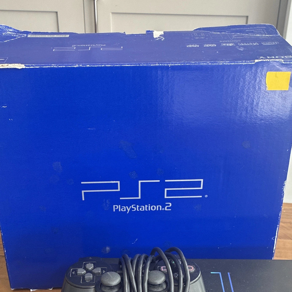 Sony PlayStation 2 Black Console Boxed Bundle PAL W/ Pad, Memory Card & Demo Disc