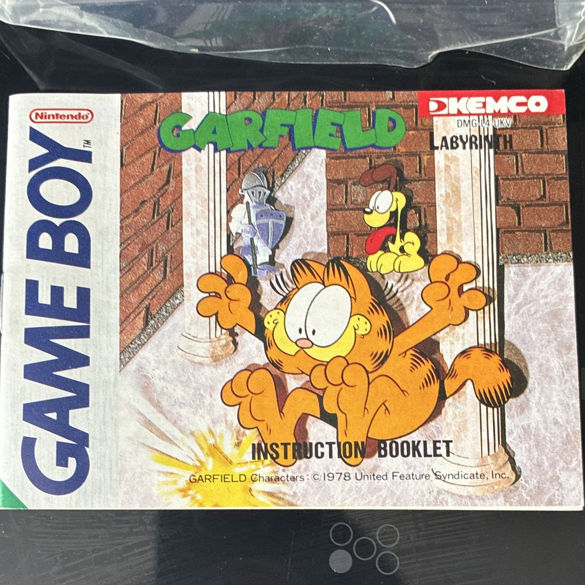 Garfield Labyrinth Nintendo Game Boy Game PAL Fully Boxed W/ Manual