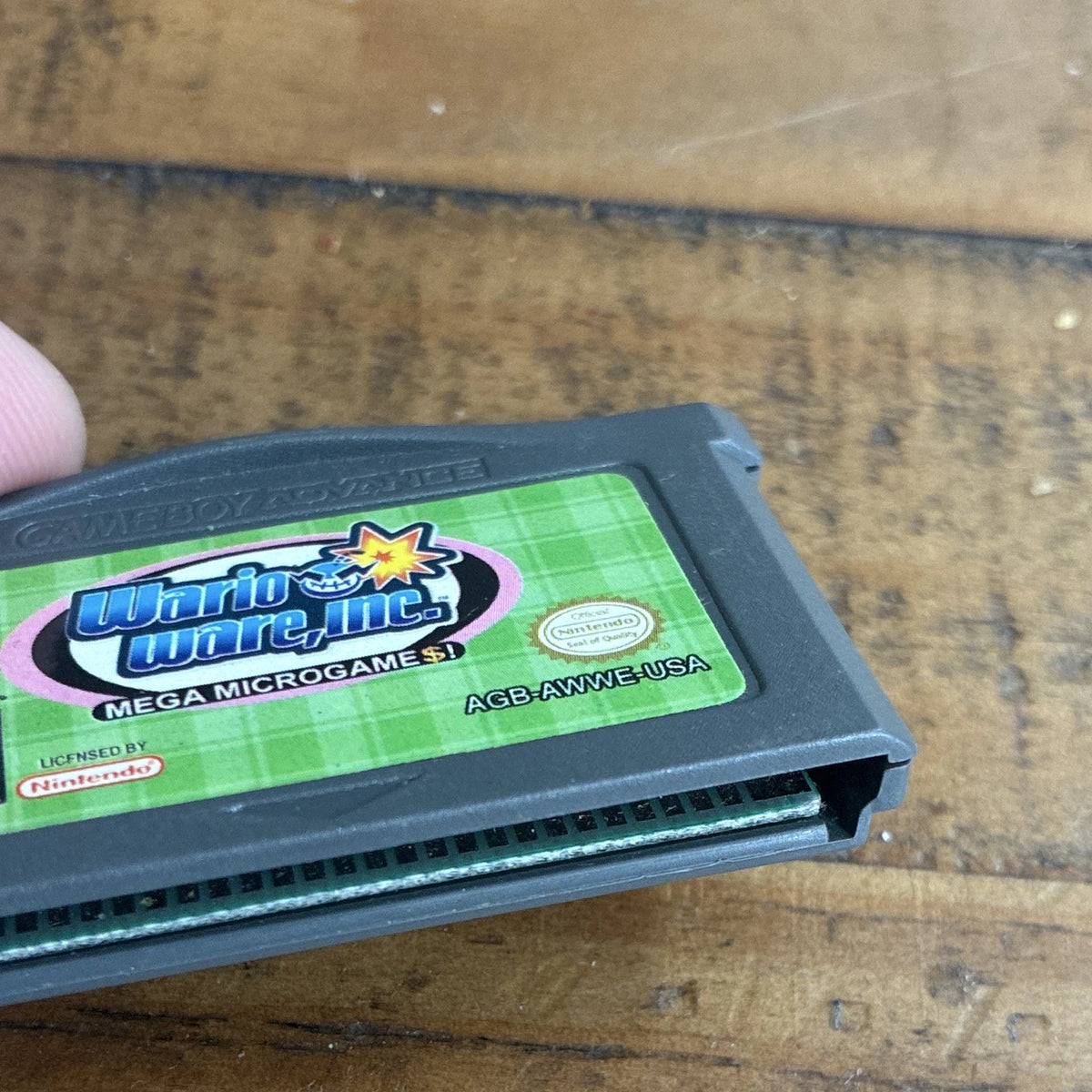 Nintendo Wario Ware Inc Game Boy Advance Game Cartridge Only