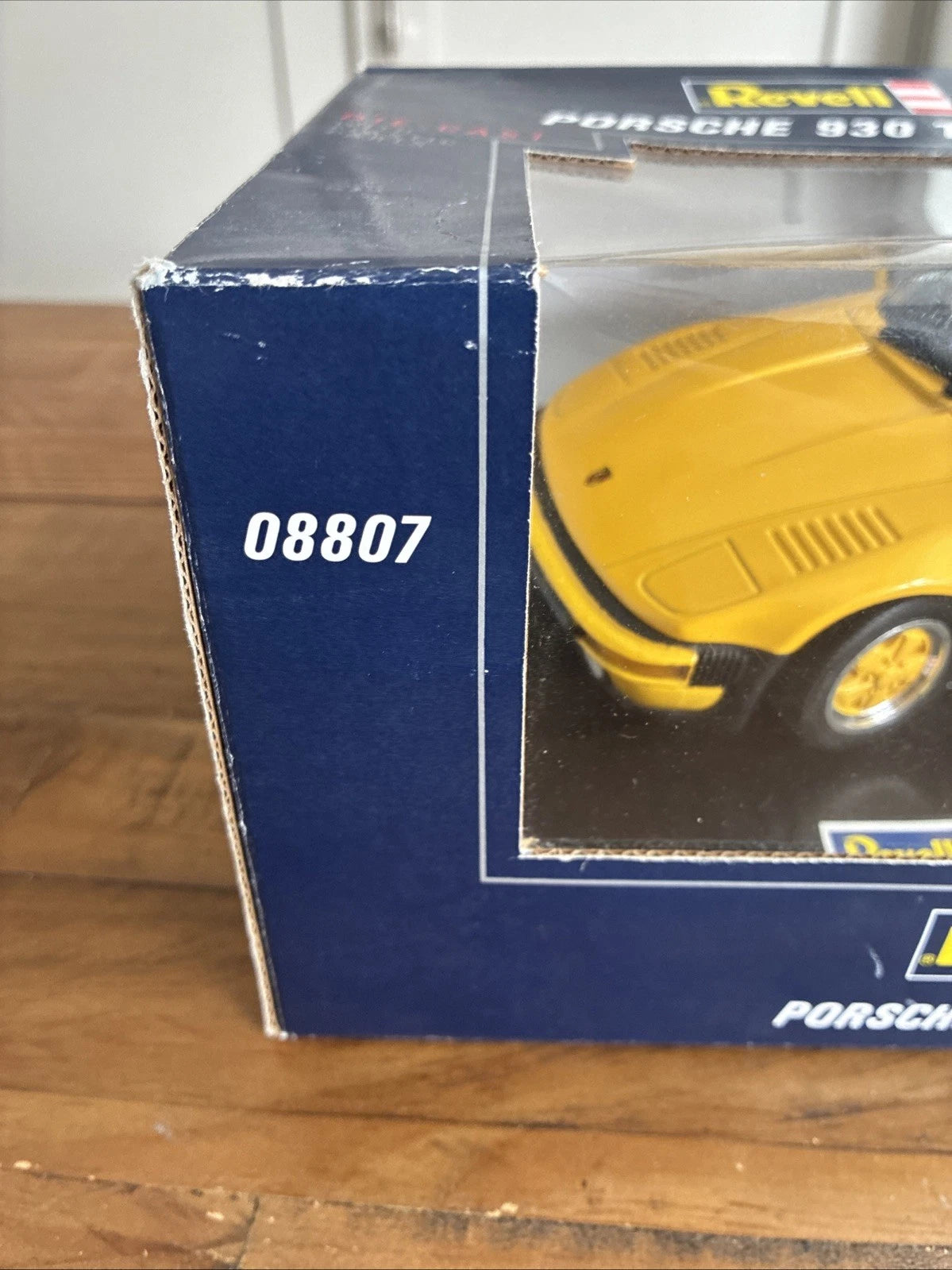 Revell Metal Porsche 930 Turbo Slant Nose Convertible 1:18 Yellow Diecast NEW