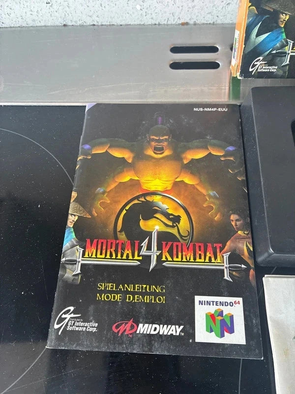 Mortal Kombat 4 Nintendo 64 Game Fully Boxed With Manuals N64