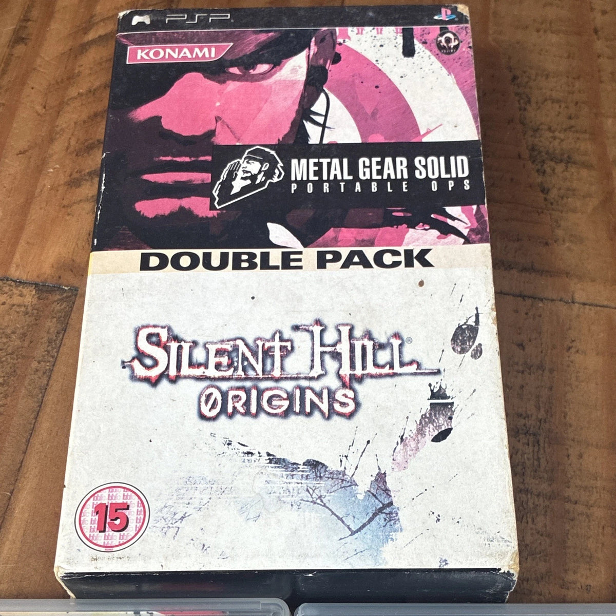 Metal Gear Solid Portable Ops / Silent Hill Origins Double Pack PSP Game W/ Manual