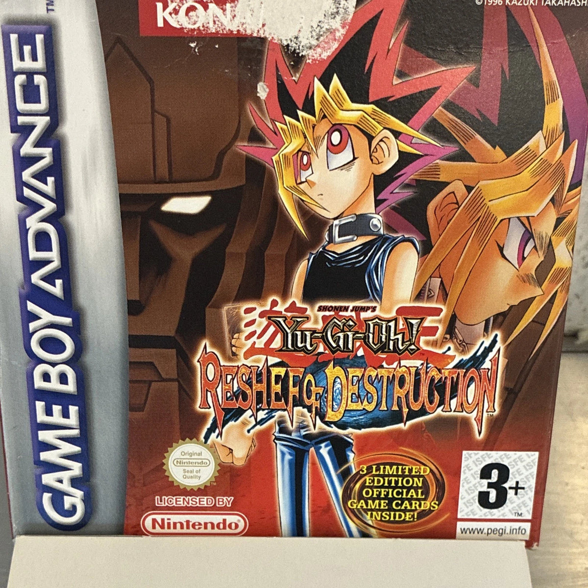 Yu-Gi-Oh! Reshef of Destruction Nintendo Game Boy Advance Game Boxed W/ Manual
