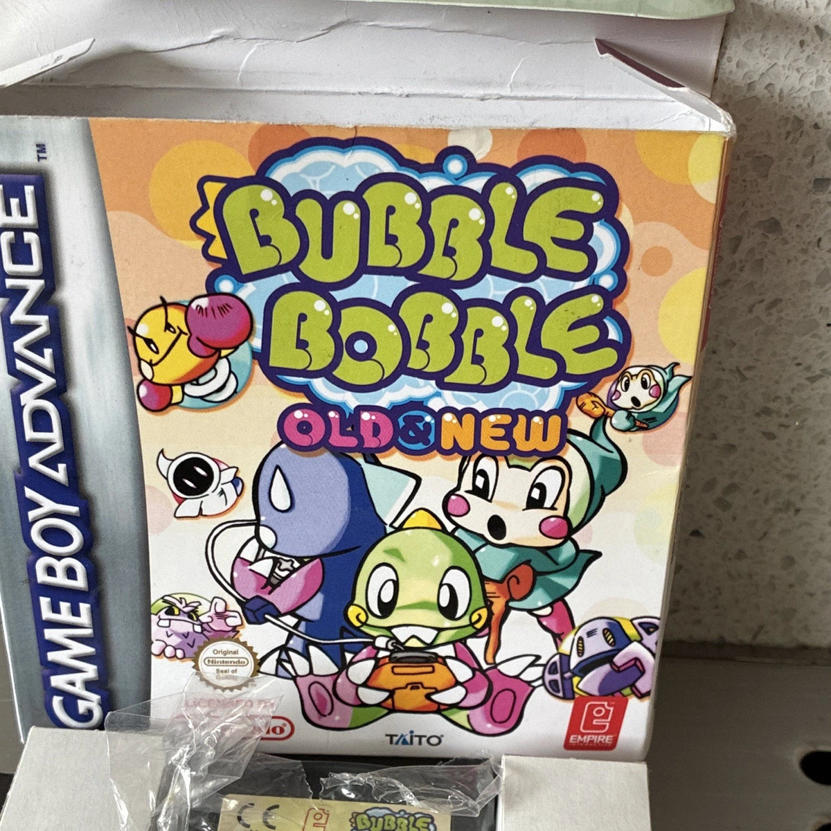 Bubble Bobble: Old & New Complete Game W/ Manual Game Boy Advance