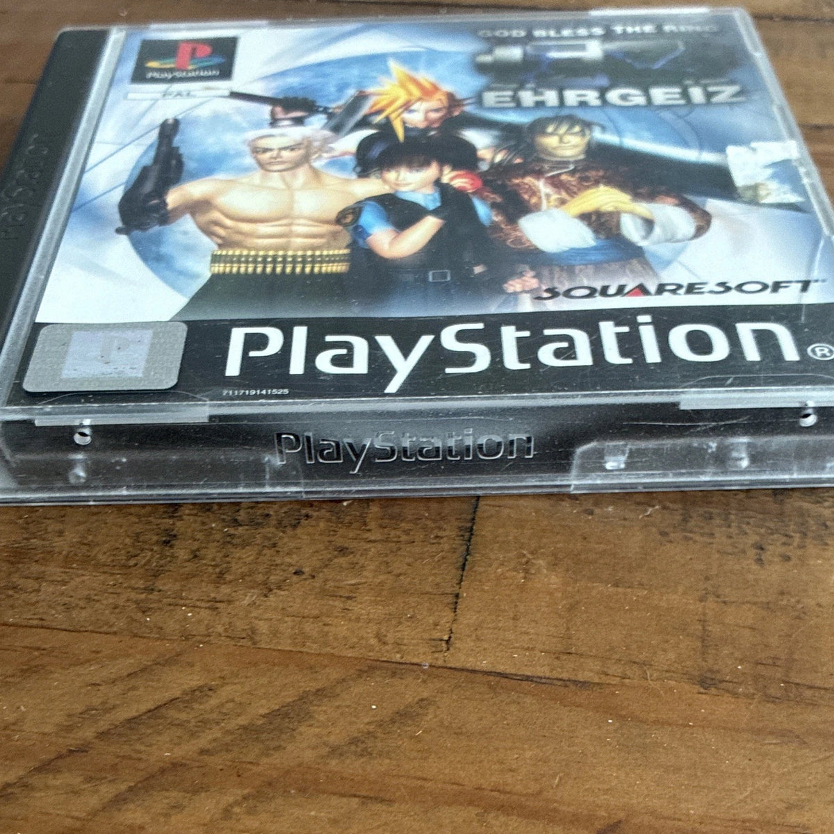 Ehrgeiz: God Bless The Ring Sony PlayStation 1 Game PAL Boxed No Manual