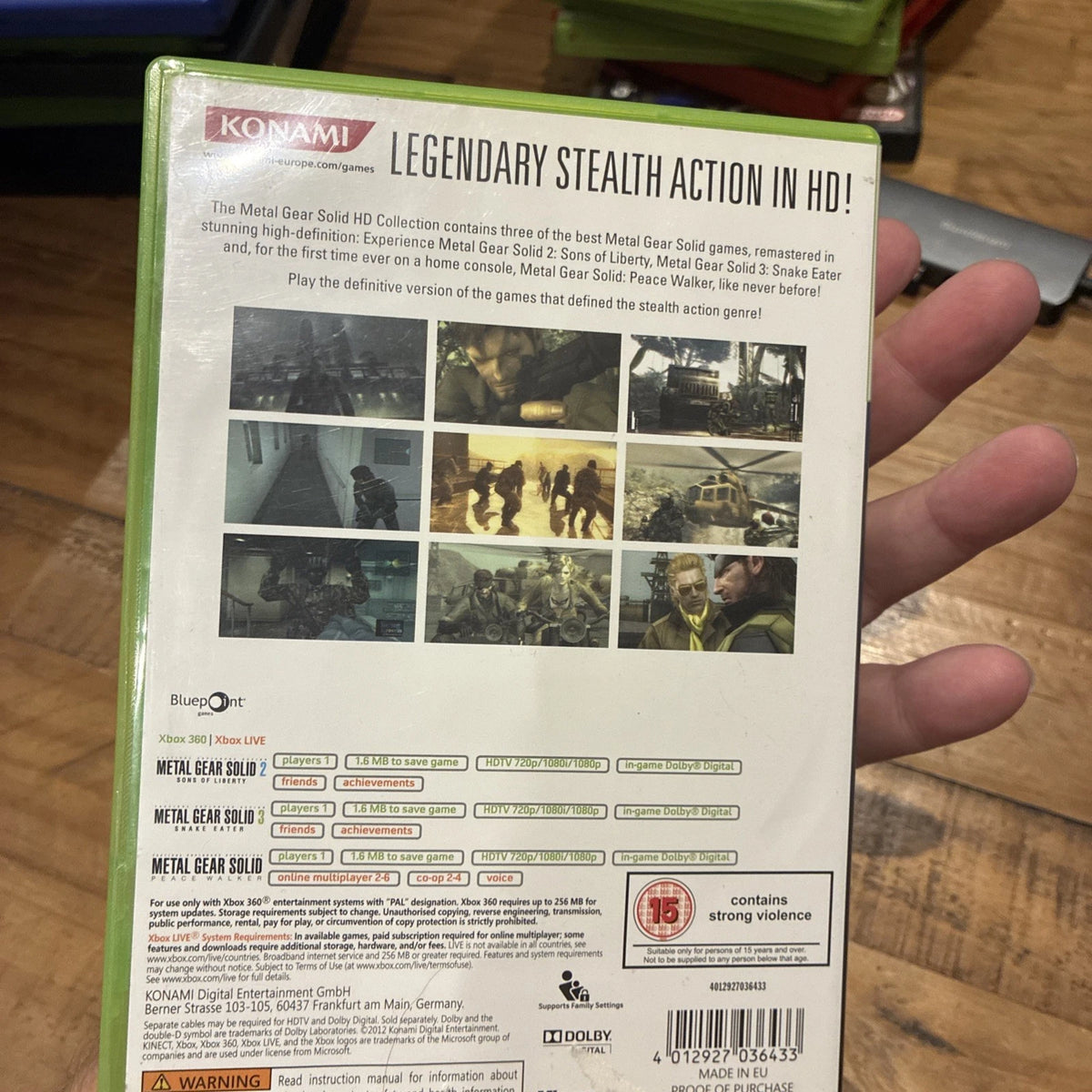 Metal Gear Solid HD Collection Xbox 360 Game