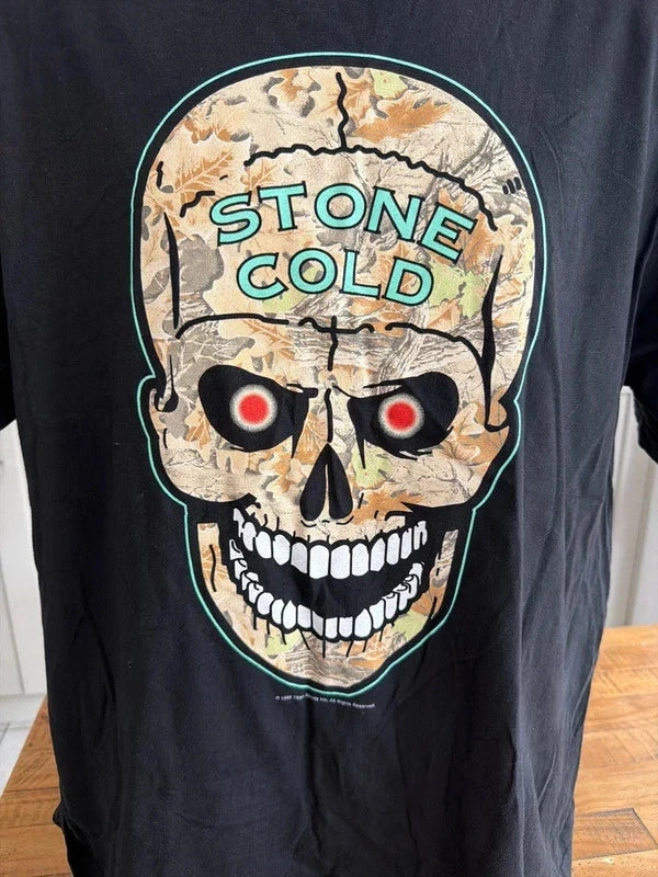 Stone Cold Steve Austin Vintage 1999 WWE T Shirt Size XL Authentic Merchandise