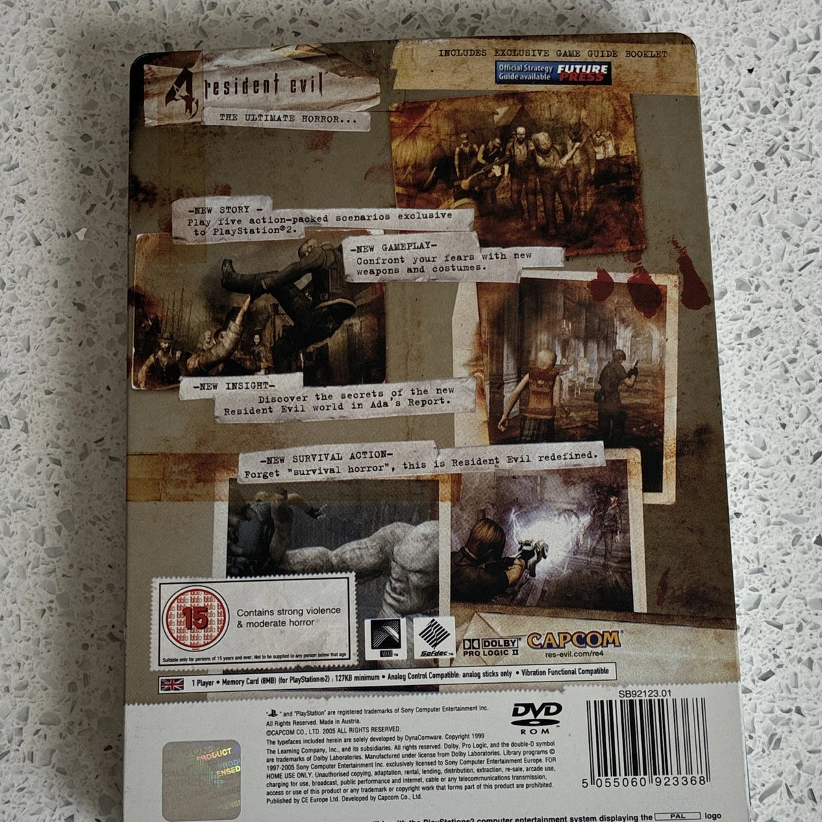 Resident Evil 4 Game Limited Edition Steelbook For Sony PlayStation 2 PS2 PAL