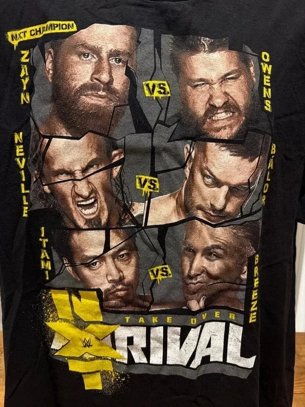 WWE NXT Takeover 2015 Rivals T Shirt Size XL Authentic Merchandise