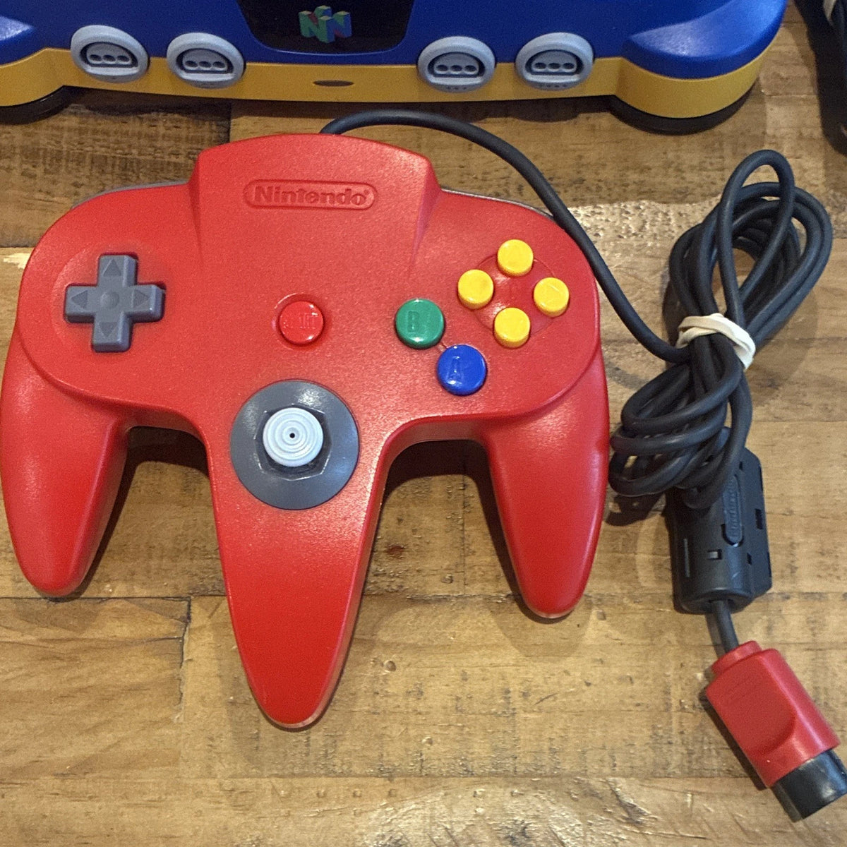 Nintendo 64 Pokemon Stadium Limited Edition Console w/ Cables & Red Pad