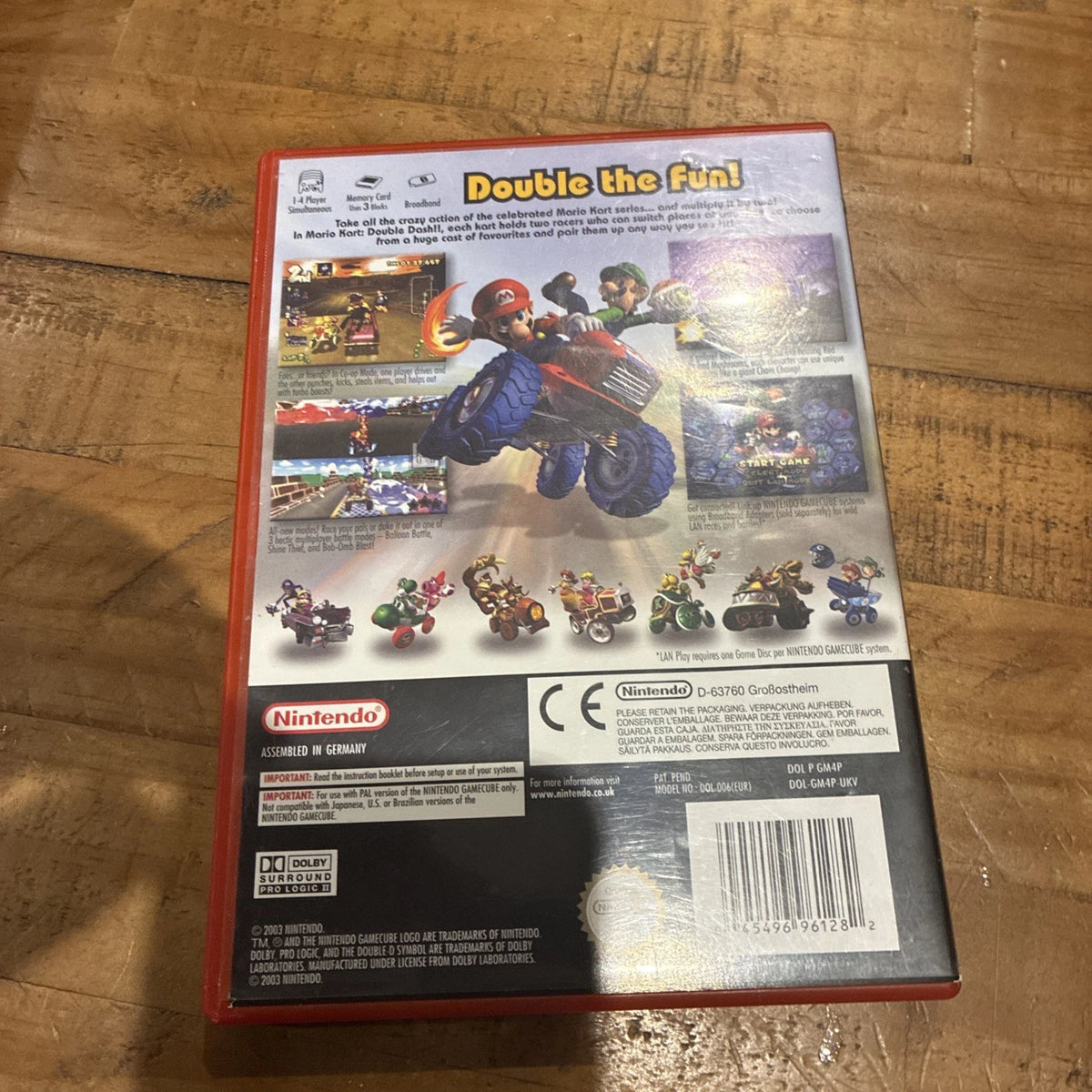Mario Kart Double Dash GameCube Game No Zelda But With Manual