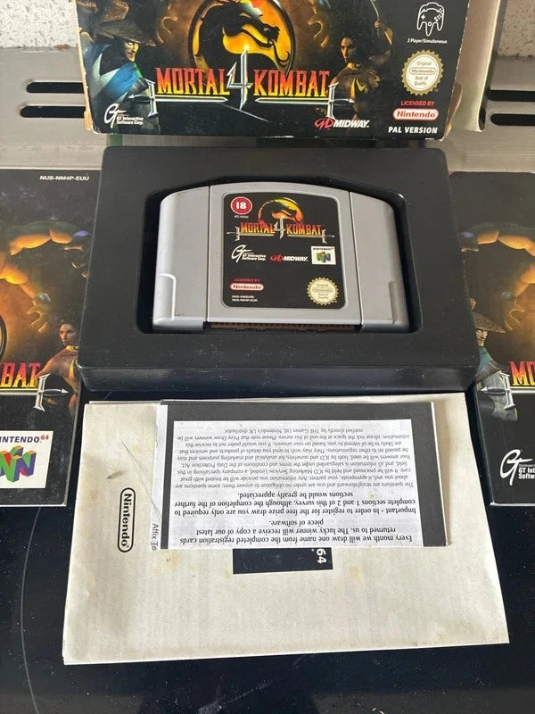 Mortal Kombat 4 Nintendo 64 Game Fully Boxed With Manuals N64