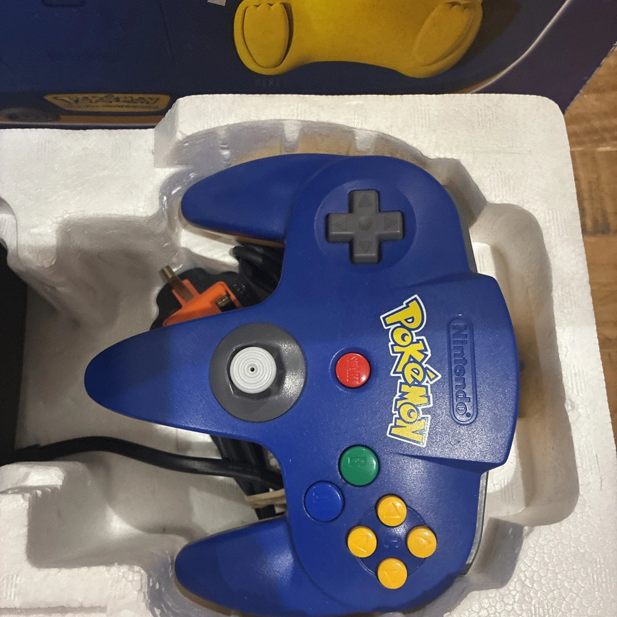 Nintendo 64 Pokemon Pikachu Edition Boxed with Controller, Insert & Leads