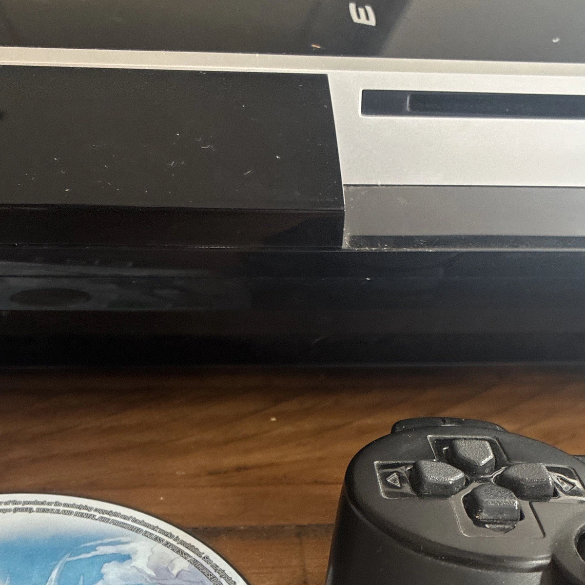 Sony PS3 CECHP03 Black Console Bundle w/ Controller, Loose Game & Power Lead