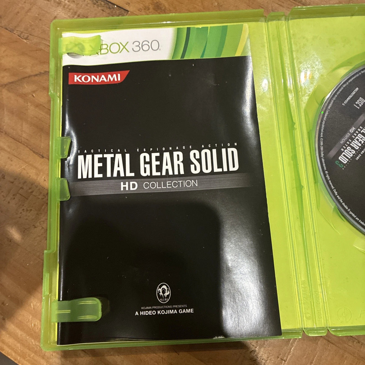 Metal Gear Solid HD Collection Xbox 360 Game