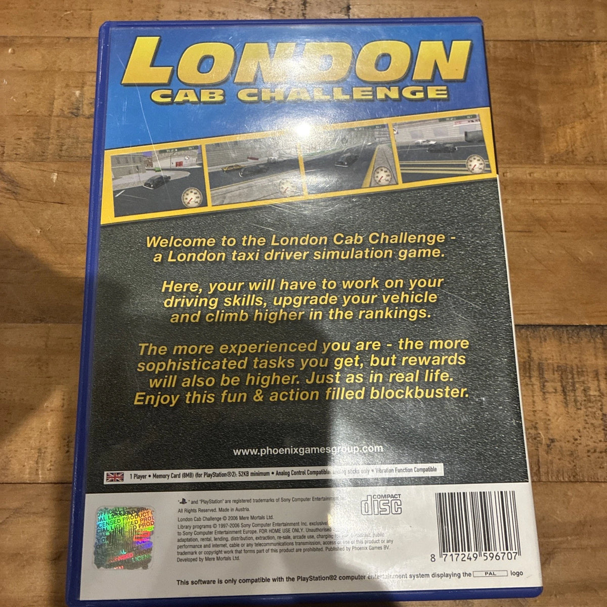 London Cab Challenge PlayStation 2 Game Boxed With Manual