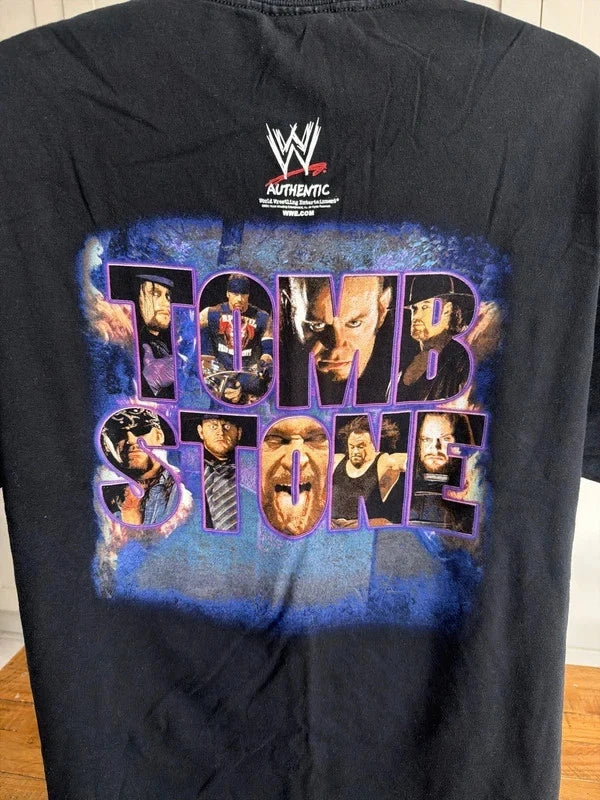 The Undertaker Vintage WWE T Shirt Size XL Authentic Merchandise