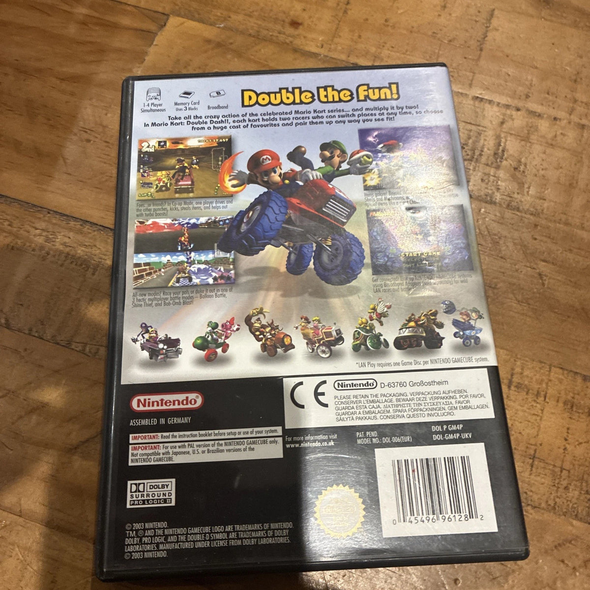 Mario Kart Double Dash GameCube Game No Zelda But With Manual