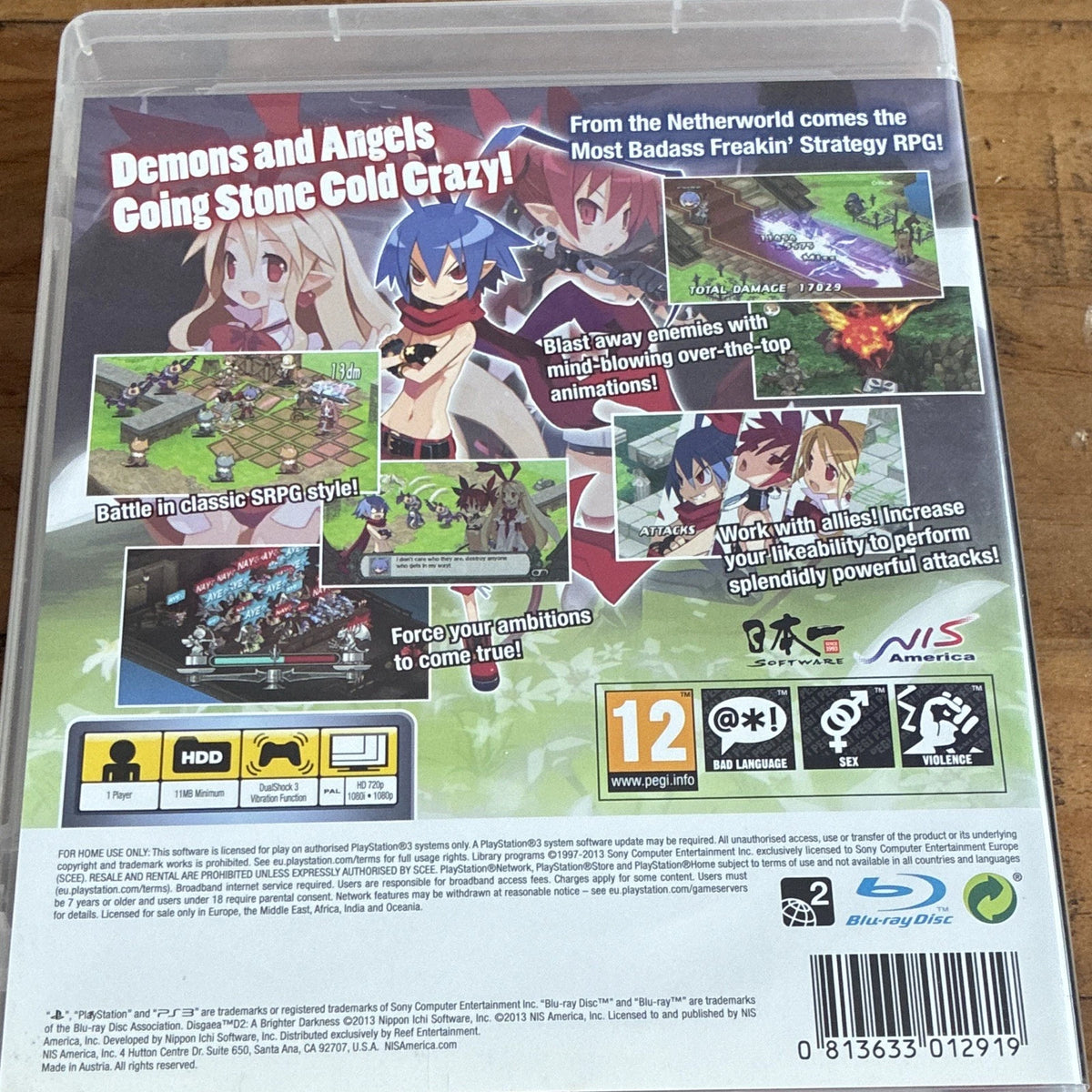 Disgaea D2: A Brighter Darkness PS3 PAL Game Boxed W/ Manual